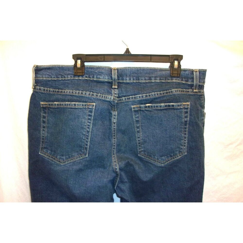 Old Navy Denim Blue Jeans Bootcut Stretch Just Below Waist Size 18 Regular - Picture 3 of 4